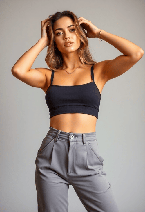 Fashion Forward: TikTok's Hottest Half-Body Outfit Snap