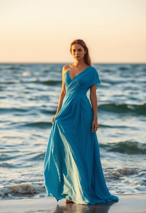 Beachside Elegance in Azure