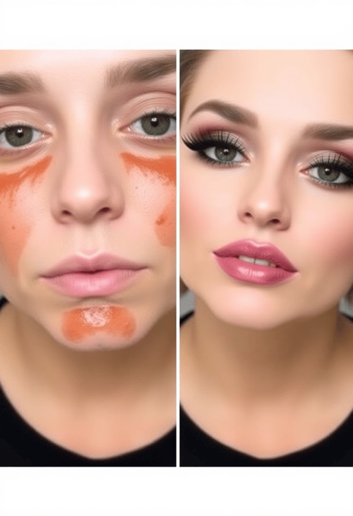 Messy Makeup to Glam Goddess