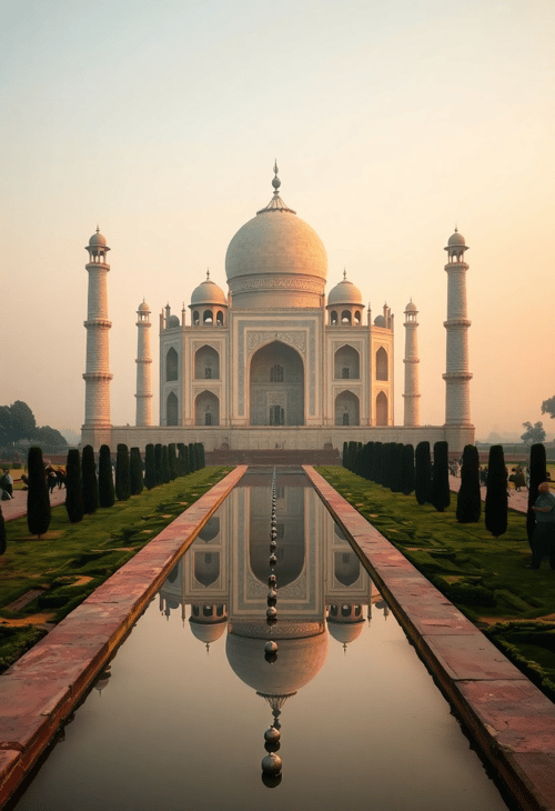 Majestic Taj Mahal at Dawn