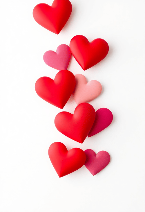 Modern Minimalist Hearts