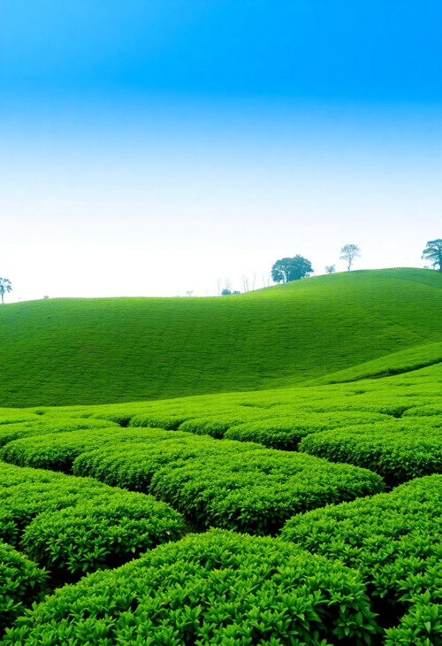 Lush Tea Plantations of Assam