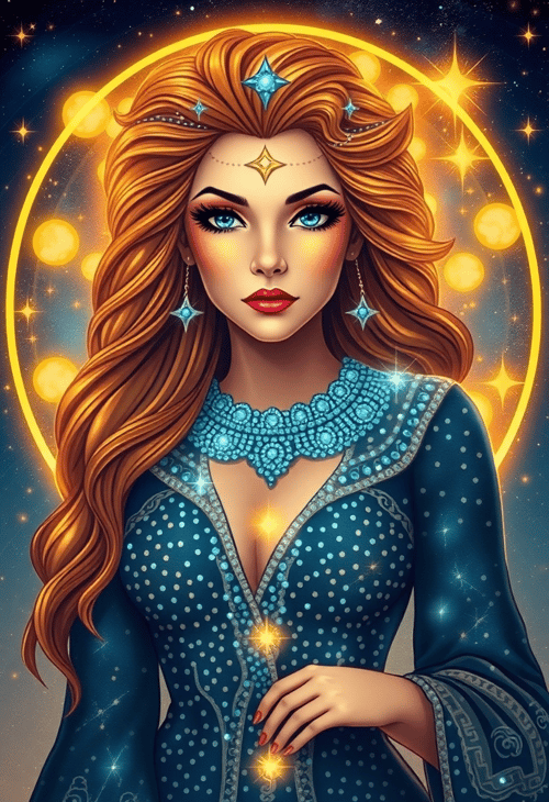 Celestial Lioness of the Stars