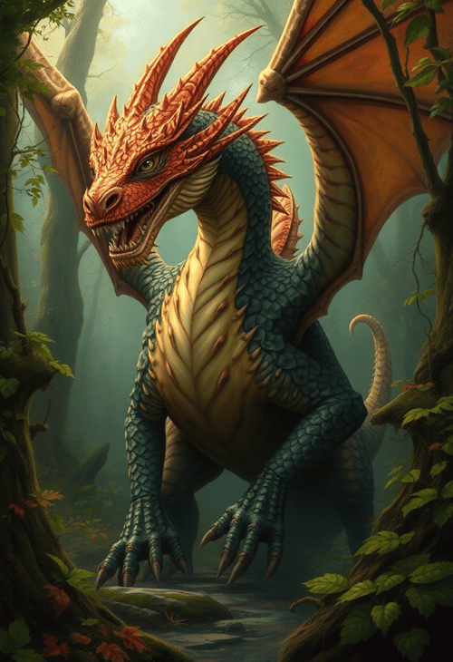 Forest Dragon: Essence of Nature