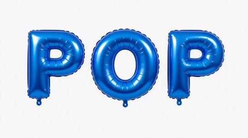 3D Balloons Font Typography Effect