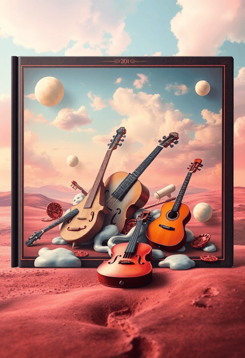 Dreamscapes in Melody: Surreal Album Cover Art