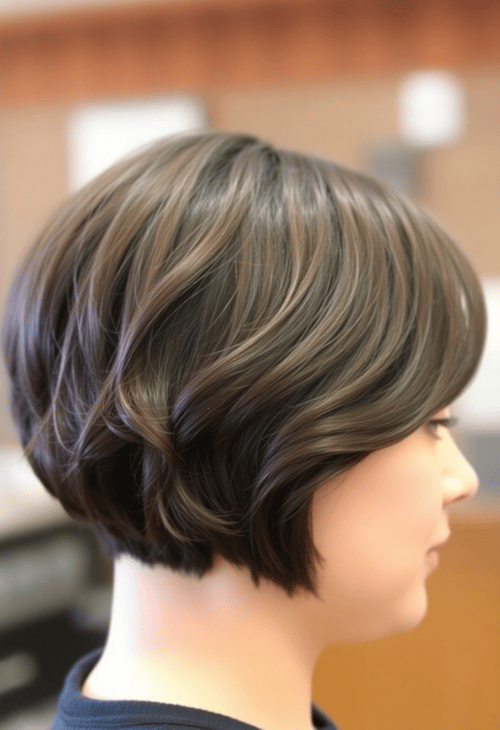 Casual Hime Cut with Soft Waves