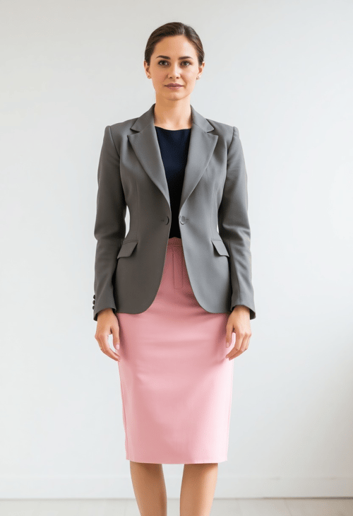 Professional Grace in Pastel Neutrals