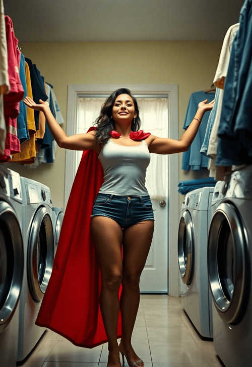 Laundry Warrior: The Ultimate Spin Cycle