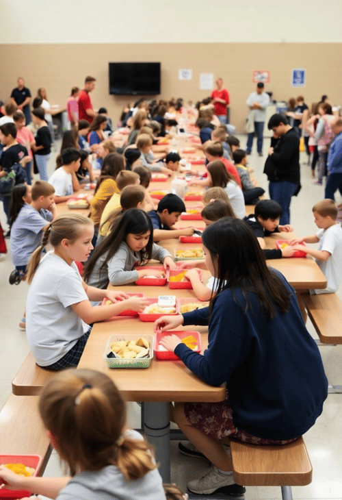 Cafeteria Classics: A Slice of School Life