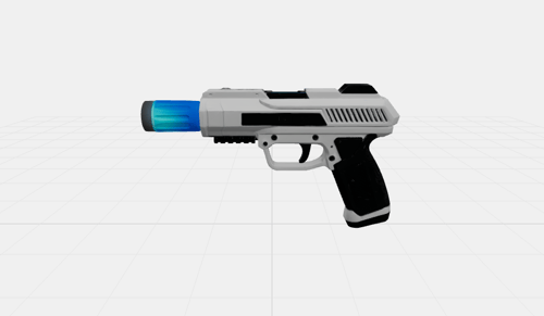 Sci-Fi Gun 3D Model