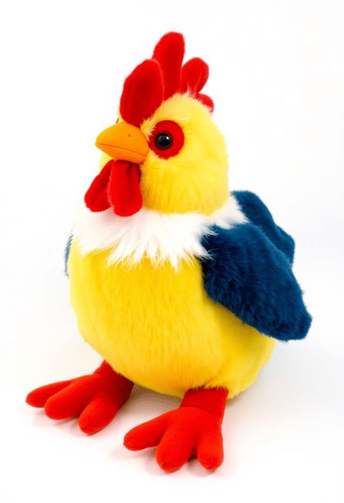 Charming Plush Hen: A Cozy Farmyard Figure