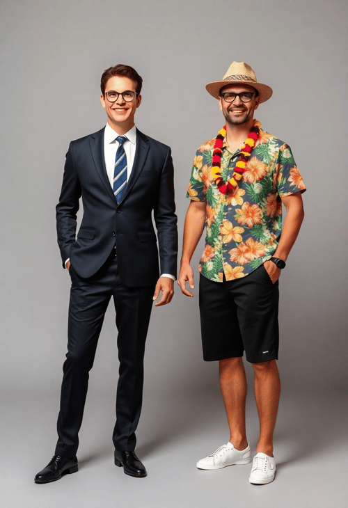 The Dual-Personality Suit