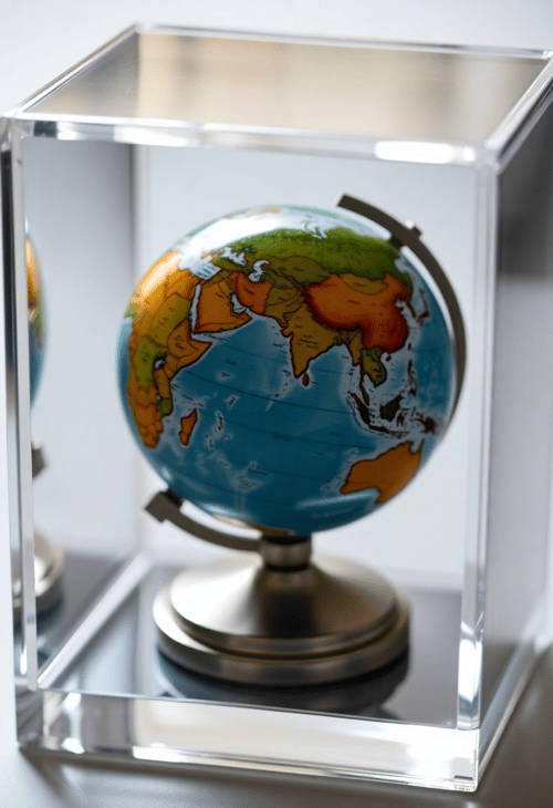 The Crystal-Orbiter Globe