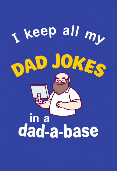 Dad Joke Tee Display