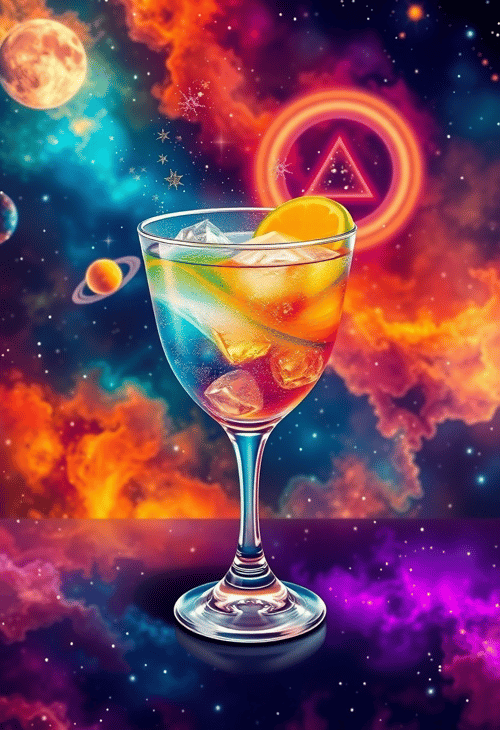 Astral Aperitif: The Cosmic Cocktail