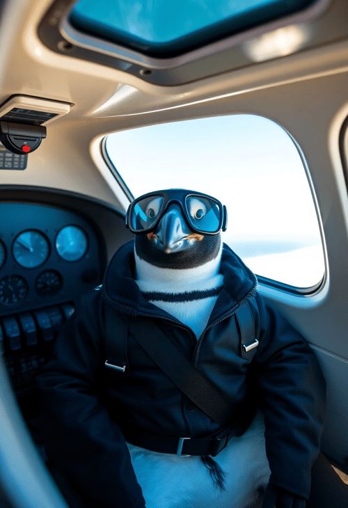 Penguin Pilot: The Sky's the Limit
