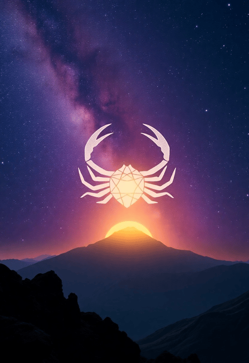 Celestial Scorpio Above the Horizon