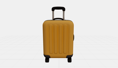 Travel Suitcase 3D Model