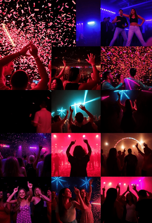 Vibrant Party Moodboard: Revel in the Carnival of Colors