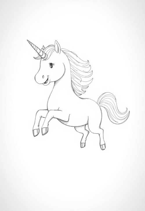 Joyful Jumping Unicorn