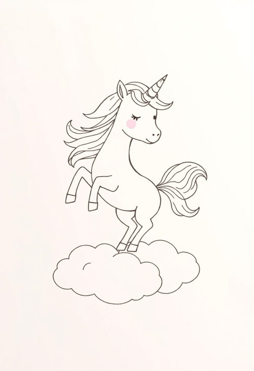 Dancing Unicorn on Cloud