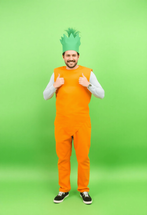 Carrot Craze: The Zany Vegetable Man