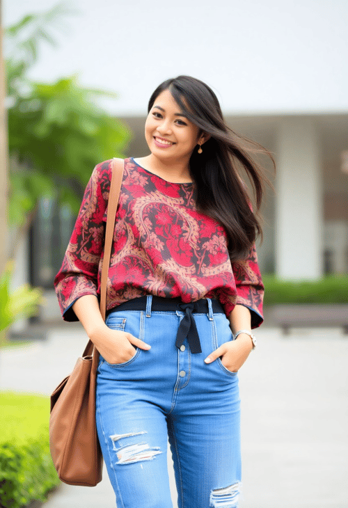 Casual Day Out: Relaxed Style with Indonesian Flair