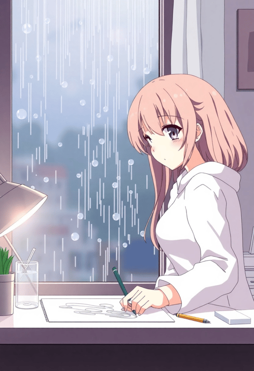 Rainy Day Dreamer: The Artist at Work