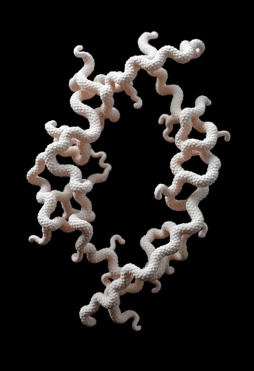 3D Rendering of a Complex Protein Structure