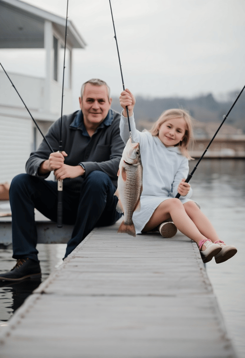 Father-Daughter Fishing Trip