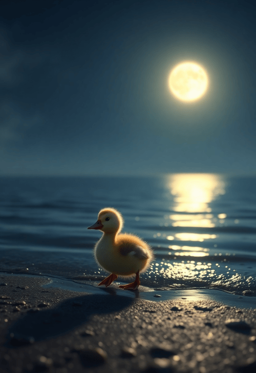 A Moonlit Night Stroll