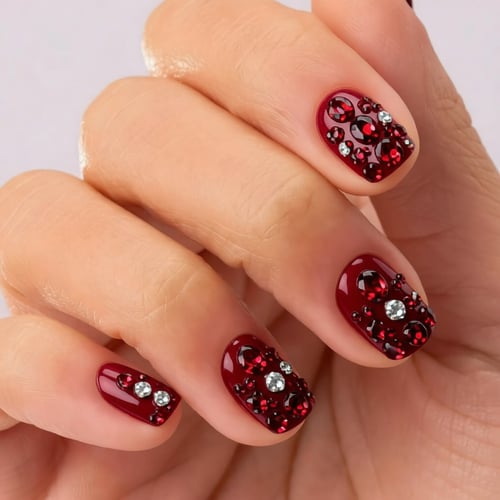 Add Gems to Nails on Photo