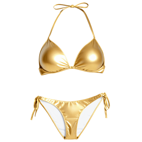 Golden Bikini PNG