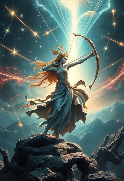 Cosmic Sagittarius: Shooting Stars