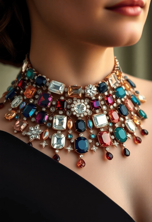 Intricate Bejeweled Choker