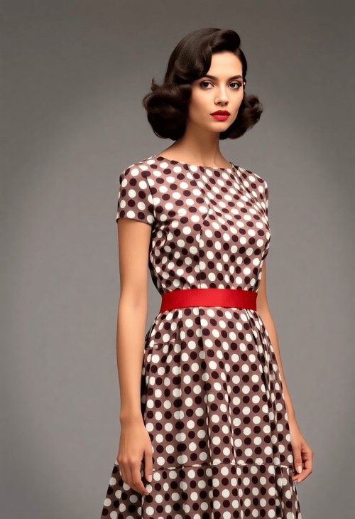 Vintage Vibes: Polka Dots and Retro Charms