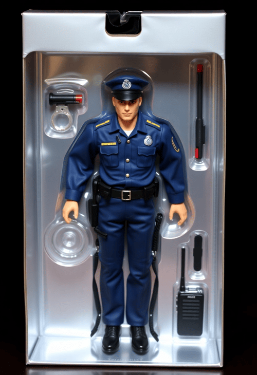 Orderly Police Officer Action Figure