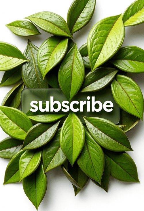 Eco-Friendly Leafy Subscribe Button