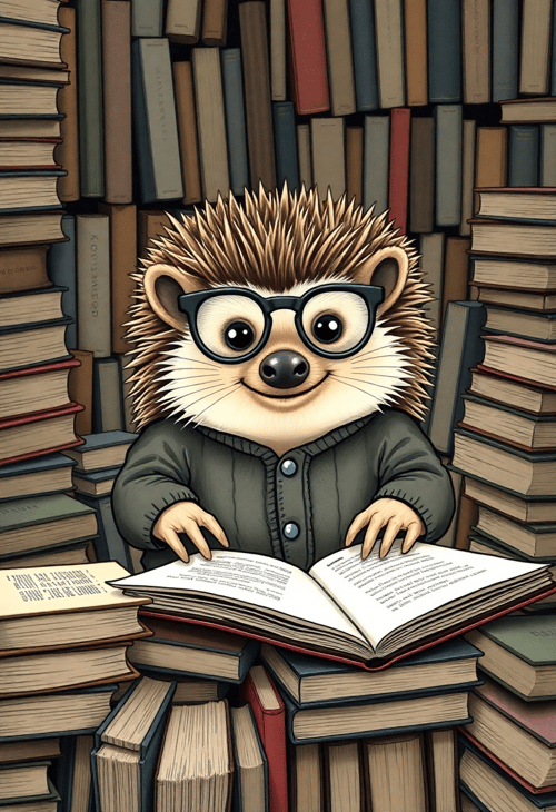 Librarian Hedgehog: Keeper of Knowledge