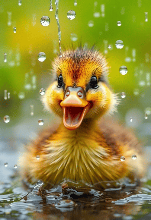 Baby Duck's First Raindrop Splash