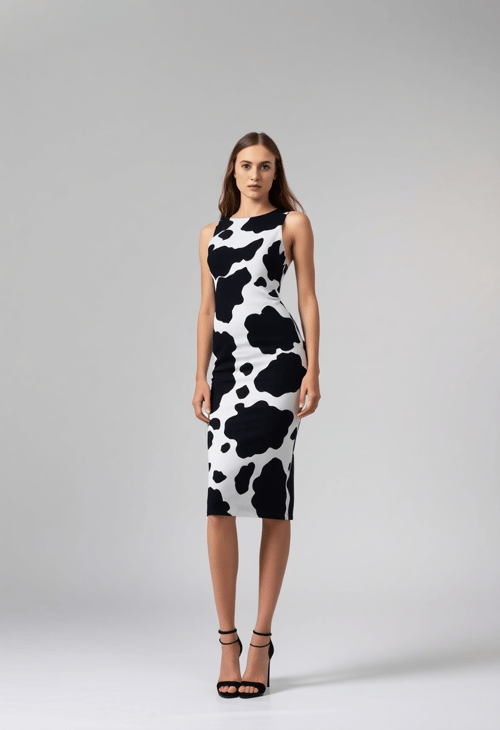 Cow Print Elegance at Its Finest