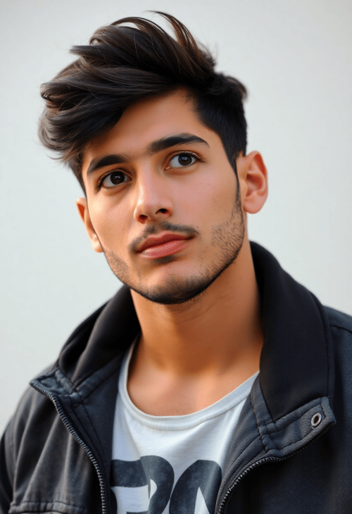The Expressive Look of a Modern Artist