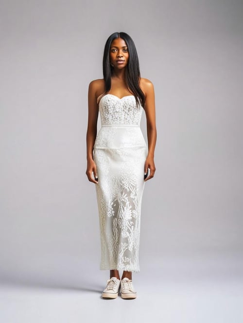 Try a Wedding Dress on a Photo