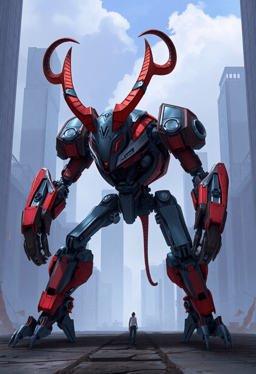 Futuristic Aries Mech