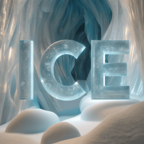 Frozen Text Ai Photo Effect