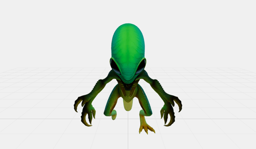Alien Creature 3D Model