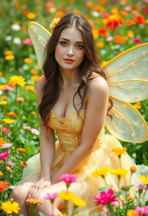 Glistening Garden Fairy