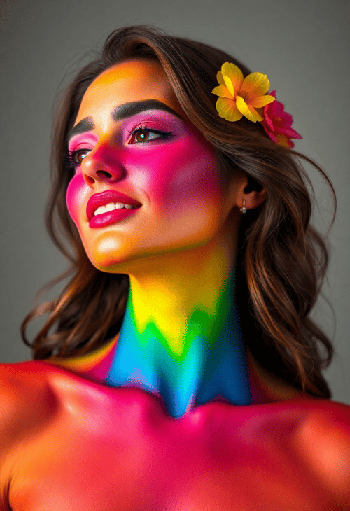 Prismatic Dream: A Spectrum of Colors