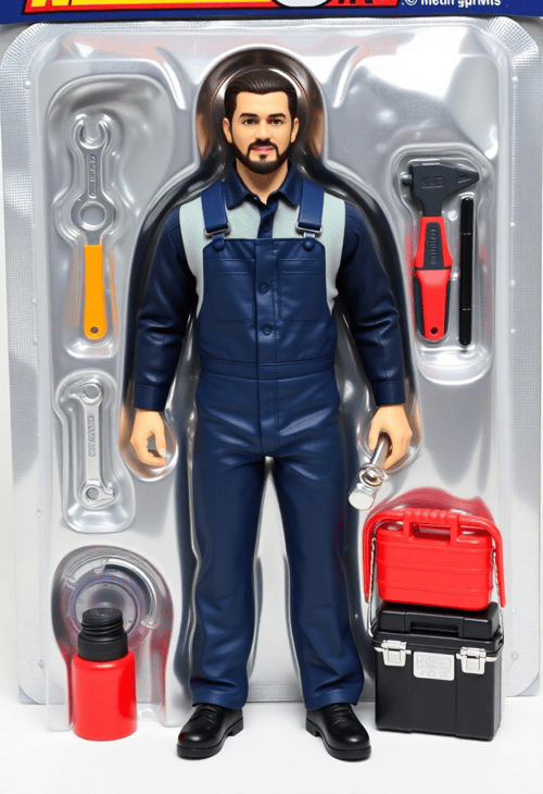 Skillful Mechanic Action Figure